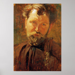 Poster Mucha - Autoportrait