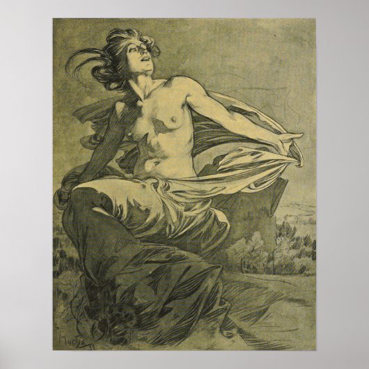 Poster Mucha - Avril Cocorico (Devant)