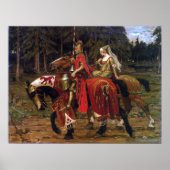 Poster Mucha - Chivalence héraldique (Devant)