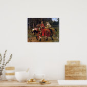 Poster Mucha - Chivalence héraldique (Cuisine)