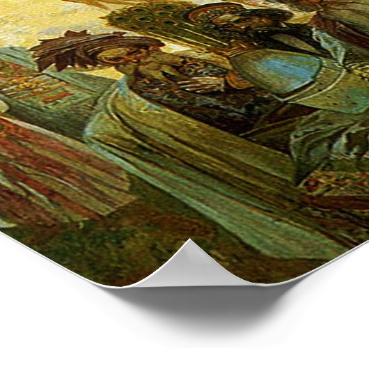 Poster Mucha - Crowning Dusan (Coin)