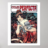 Poster Mucha Cycles Perfecta (Devant)
