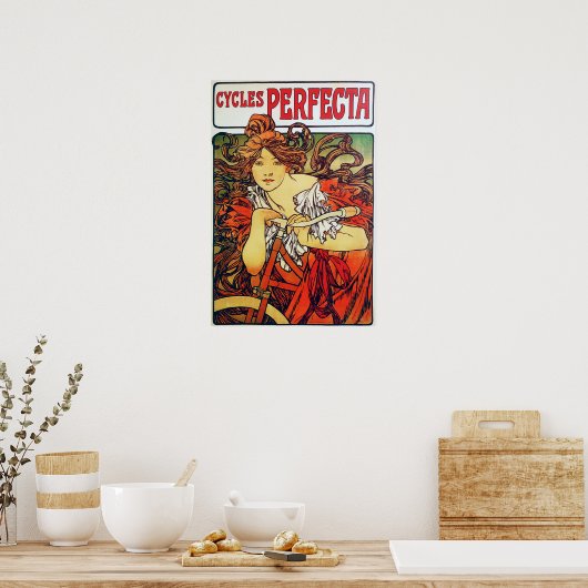 Poster Mucha - Cycles Perfecta (Cuisine)