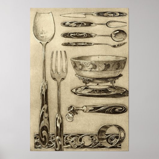 Poster Mucha - De Documents Décoratifs 1901 (Devant)