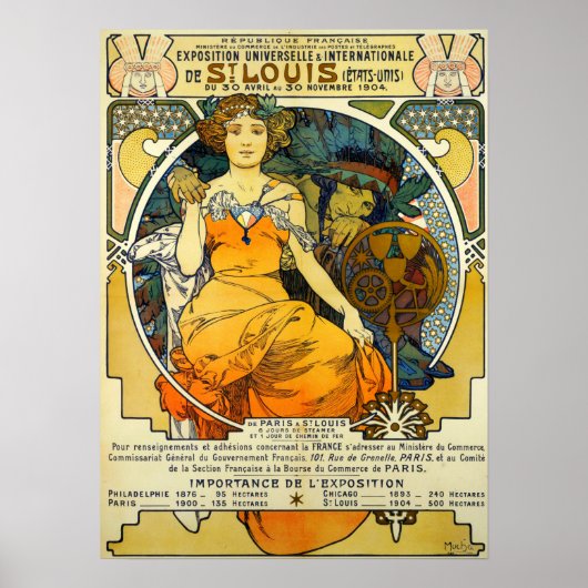 Poster Mucha - Exposition Universelle Et Internationale D (Devant)