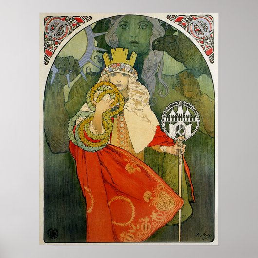Poster Mucha - Festival Sokol 1912 (Devant)