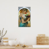 Poster Mucha - Fruit (Cuisine)