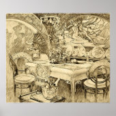 Poster Mucha - Illustration 1901 (Devant)