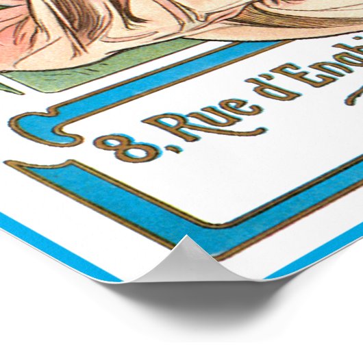 Poster Mucha Imprimer : Publicité de parfum (Coin)