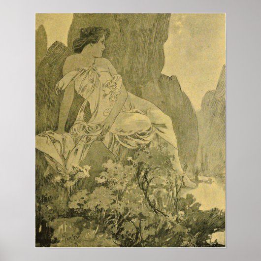 Poster Mucha - Juillet Cocorico (Devant)