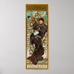 Poster Mucha - La Renaissance