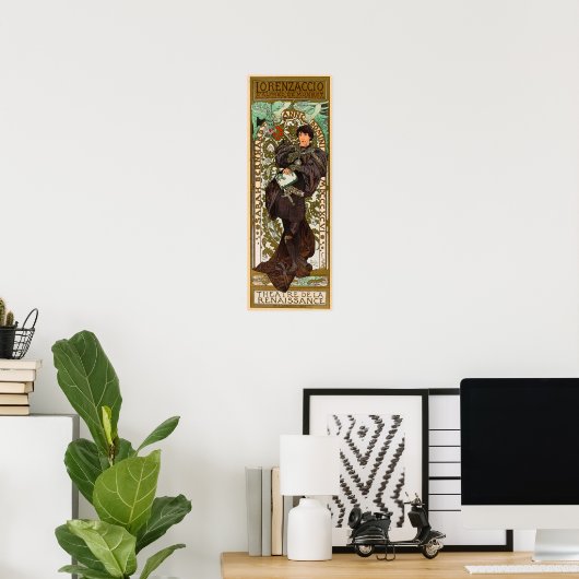 Poster Mucha - La Renaissance (Bureau à domicile)