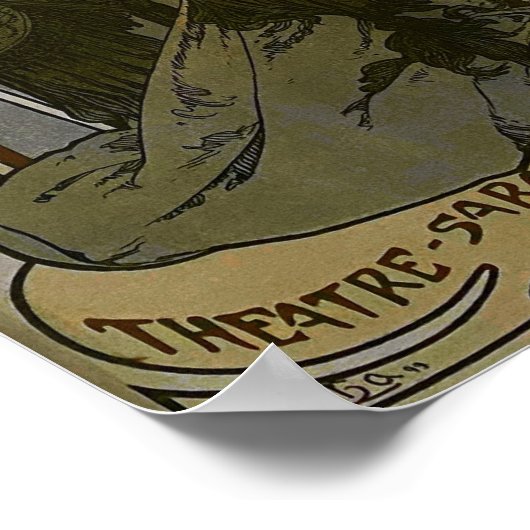 Poster Mucha - La Tosca 1901 (Coin)