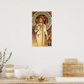 Poster Mucha - La Trappistine (Cuisine)