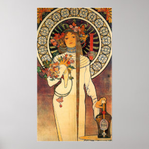 Poster Mucha - La Trappistine