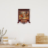 Poster Mucha - Le Jugement De Paris 1895 (Cuisine)