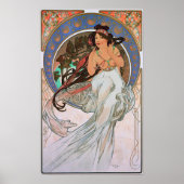 Poster Mucha - Les Arts Music (Devant)