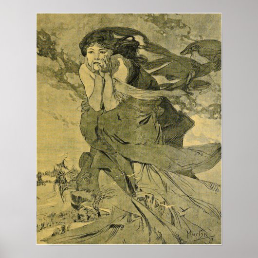 Poster Mucha - Mars Cocorico (Devant)