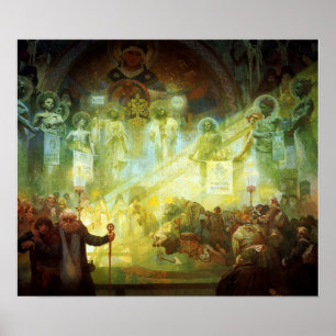 Poster Mucha - Mont Athos 1926