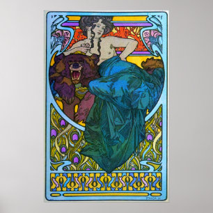 Poster Mucha - Panel féminin 1901