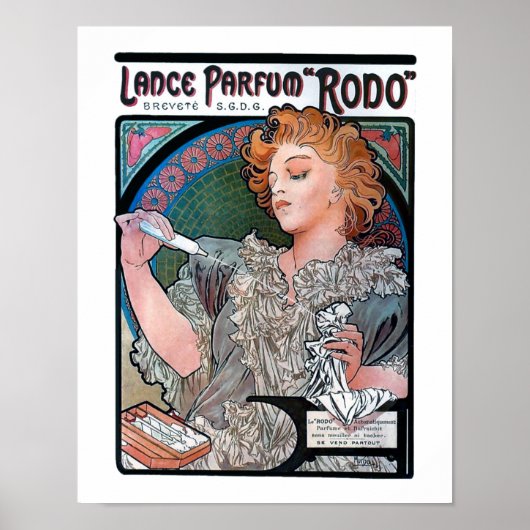 Poster Mucha Parfum Rodo (Devant)