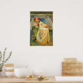 Poster Mucha - Princesse Hyacinthe 1911 (Cuisine)