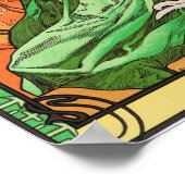 Poster Mucha - Printemps (Coin)