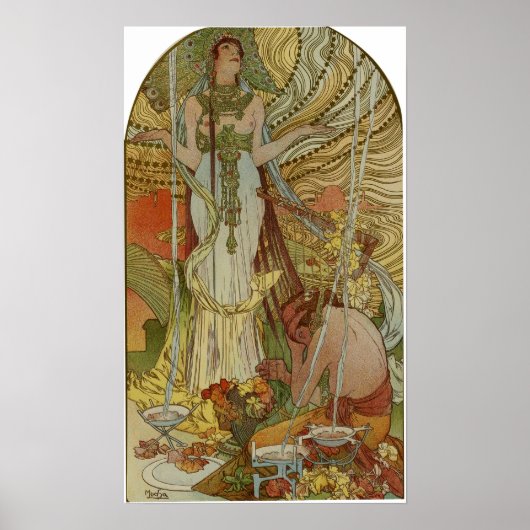Poster Mucha - Salammbo 1897 (Devant)