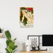 Poster Mucha - Salon 1901 (Bureau à domicile)