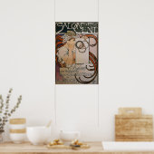 Poster Mucha - Salon Des Exposition 1897 (Cuisine)