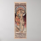 Poster Mucha Sarah Bernhardt Le lampadaire samaritain (Devant)