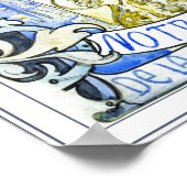 Poster Mucha : Savon Notre-Dame (Coin)