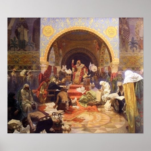 Poster Mucha - Simeon Bulharsky (Devant)