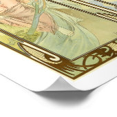 Poster Mucha, Times of the Seasons, Art Nouveau (Coin)