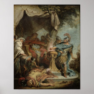 Poster Mucius Scaevola avant Porsenna