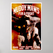 Poster MuddyMaws Fur & Fright #8807 (Devant)