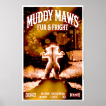 Poster MuddyMaws Fur & Fright #8820