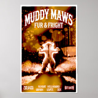 Poster MuddyMaws Fur & Fright #8820