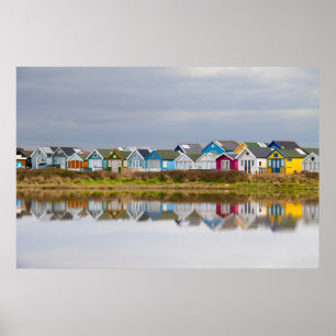 POSTER MUDEFORD SANDBANK, DORSET, ANGLETERRE
