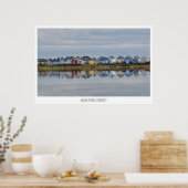 Poster Mudeford Spit Beach Huts, Christchurch, Angleterre (Cuisine)