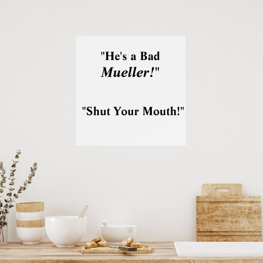 Poster Mueller (Cuisine)