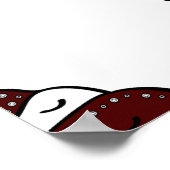 Poster Muffin. Joyeux arrière - plan de cupcake d'anniver (Coin)