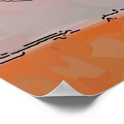 Poster Mug et fleurs (Coin)