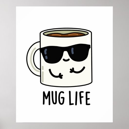 Poster Mug Life amusant Mug Pun (Devant)
