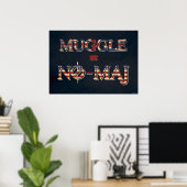 POSTER MUGGLE™ = NO-MAJ™ (Bureau à domicile)