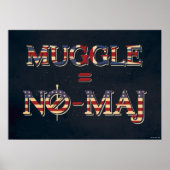POSTER MUGGLE™ = NO-MAJ™ (Devant)