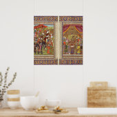 Poster Mughal Indian India Islam Islamic Muslim Boho Art (Cuisine)