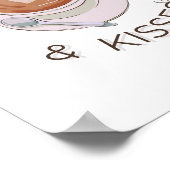 Poster Mugs & Baisers"Impression murale minimaliste (Coin)