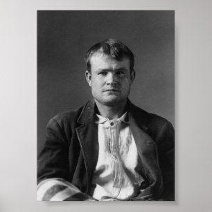 Poster Mugshot Butch Cassidy