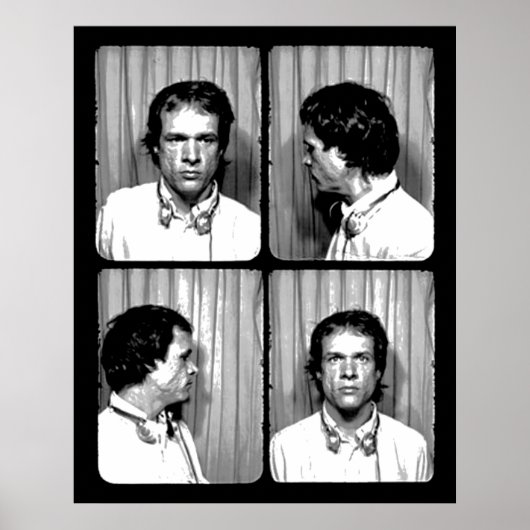 Poster mugshot d'arthur russell (Devant)